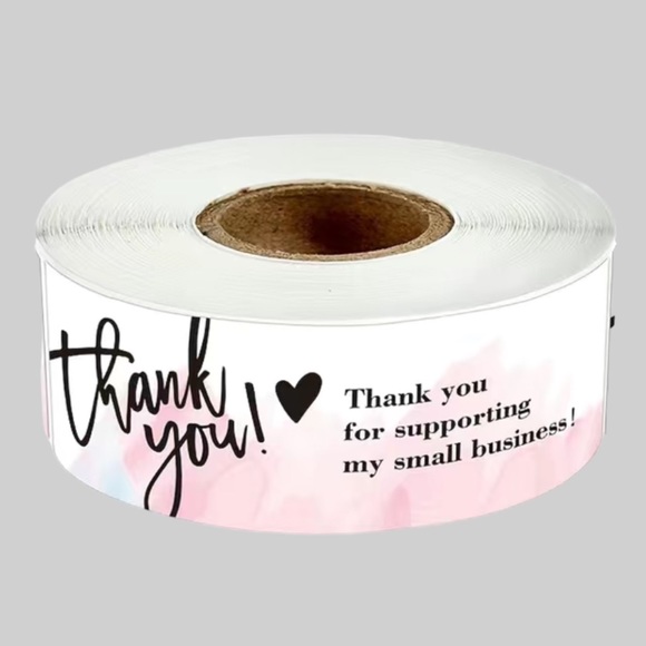 Office | 12 Stickers Roll Rectangular Label Stickers | Poshmark